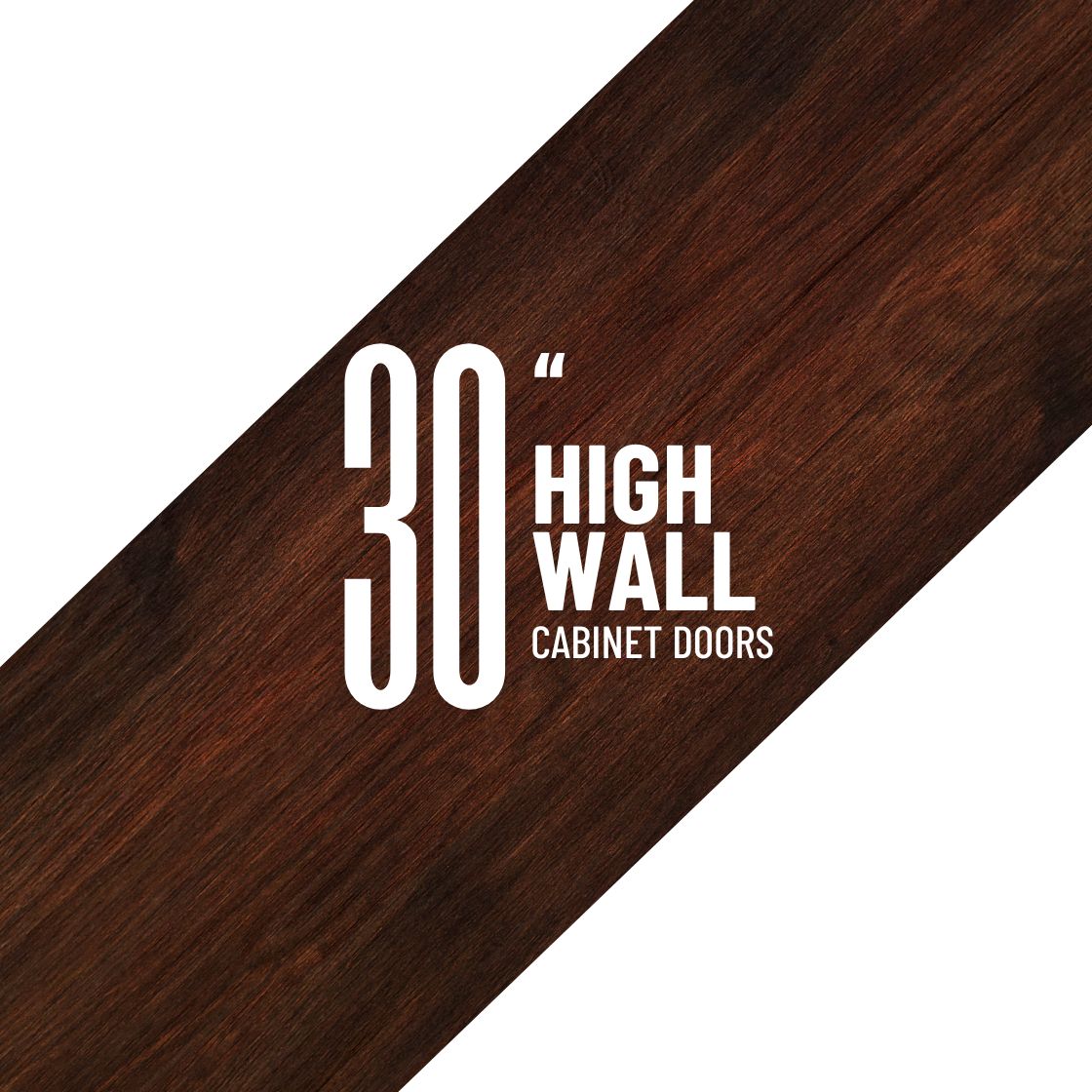 30" High Wall Cabinets - Thermofoil Doors